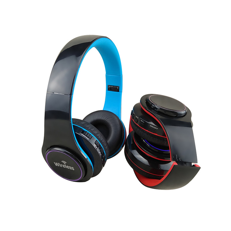 LED glowing wireless Bluetooth headset