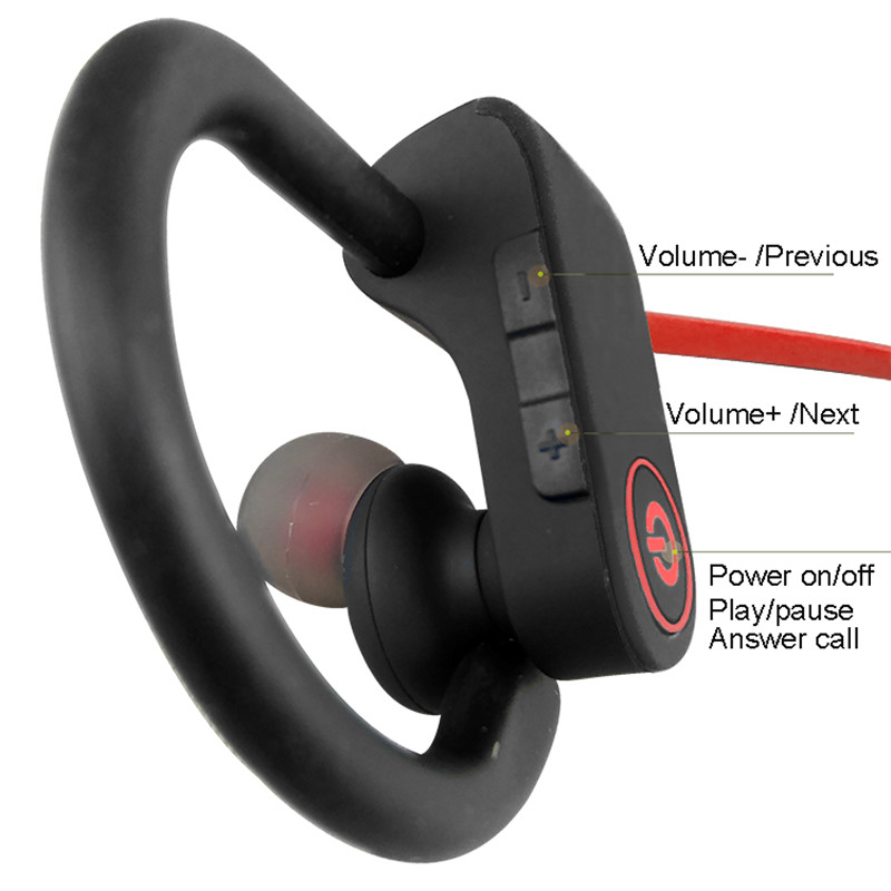 High-end atmospheric comfortable ear-hook wireless Bluetooth headset